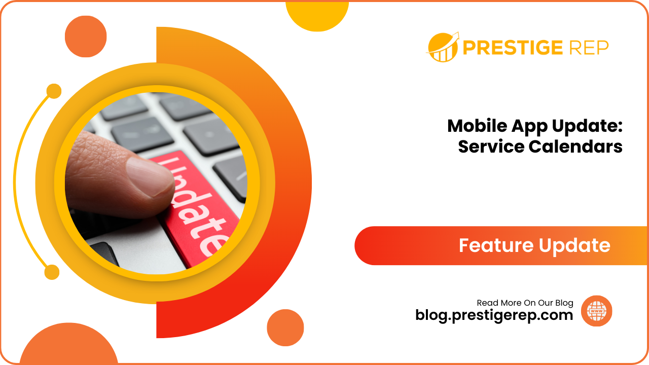 Mobile App Update Service Calendars