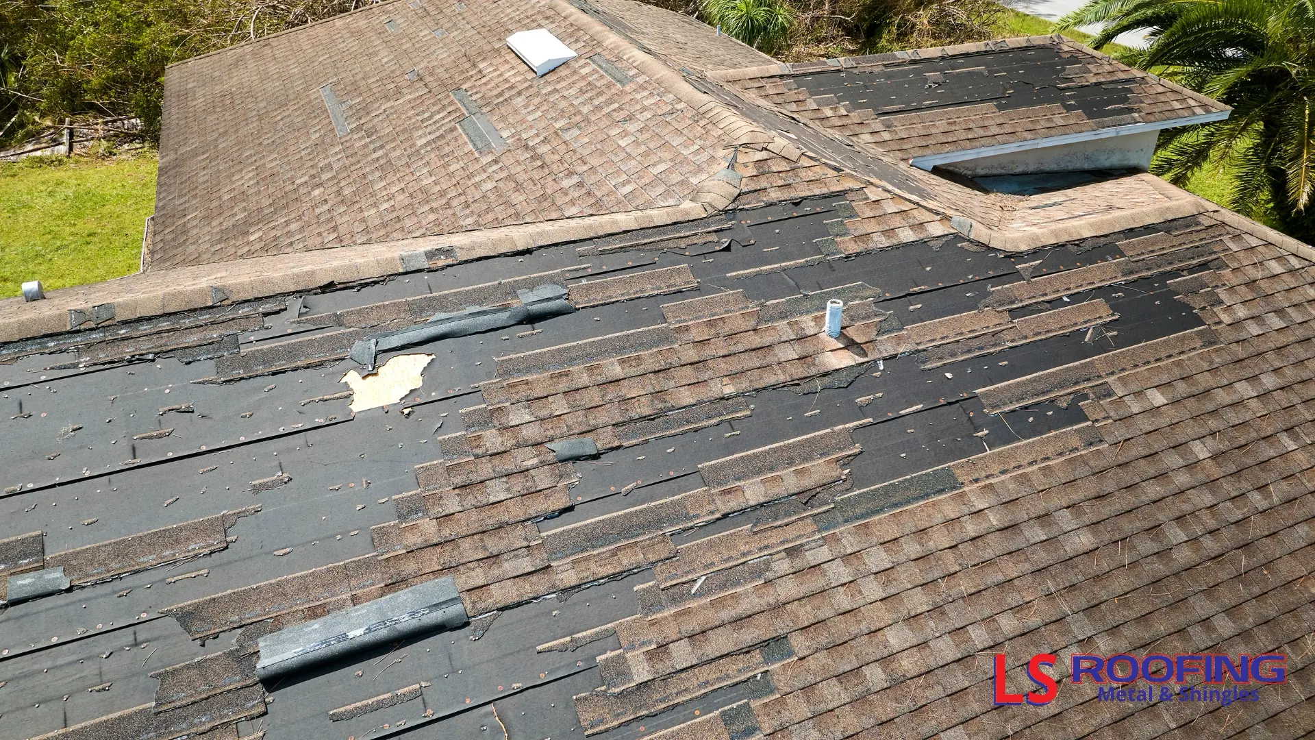 Wind damage to roof in Auburn NY