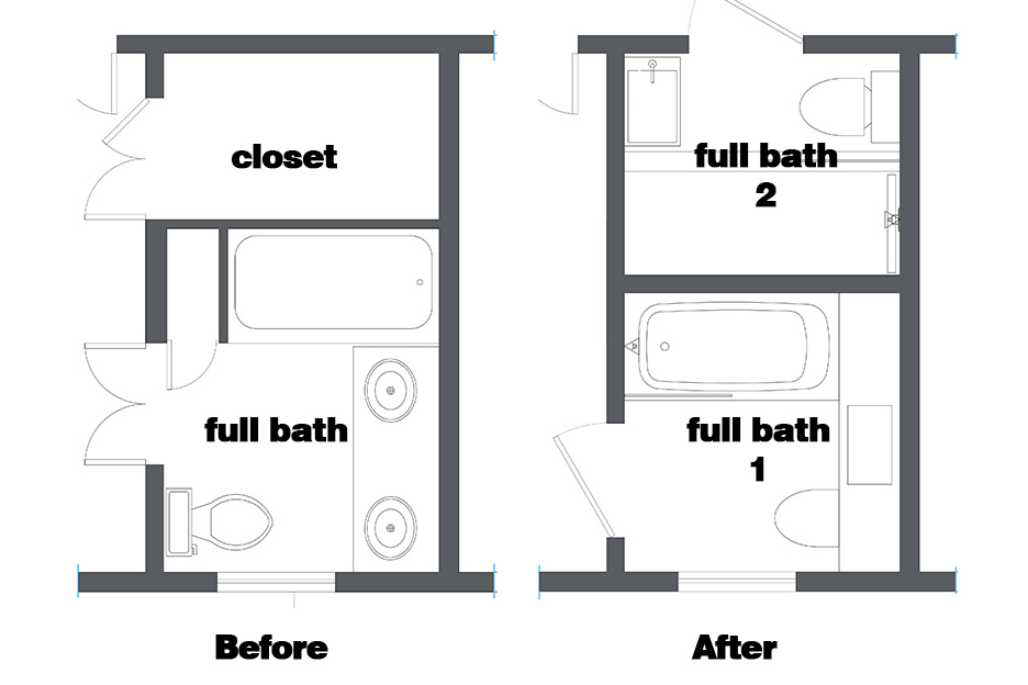 before and after plans