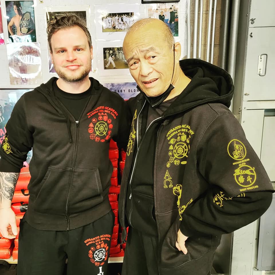 Dan Holloway and Dan Inosanto Dan Holloway and Dan Inosanto
