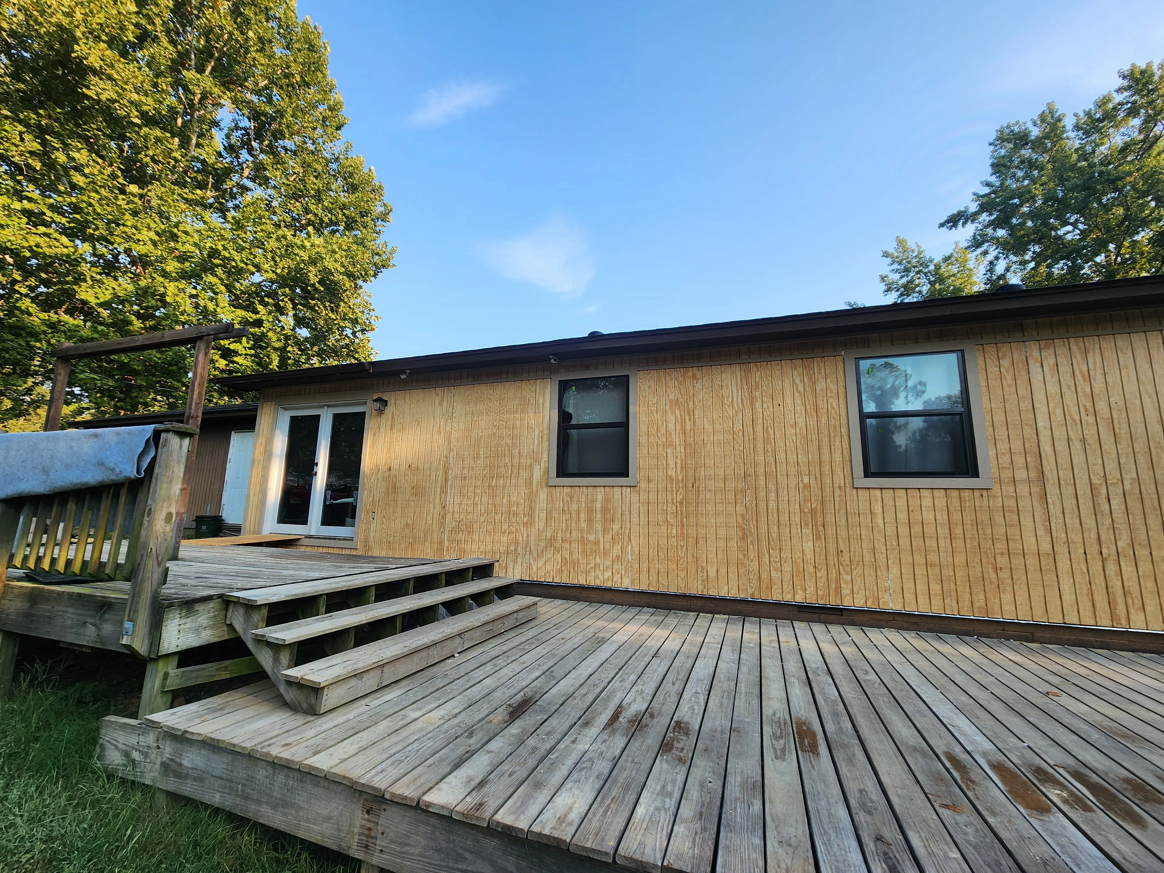 Exterior remodeling project in Central Arkansas