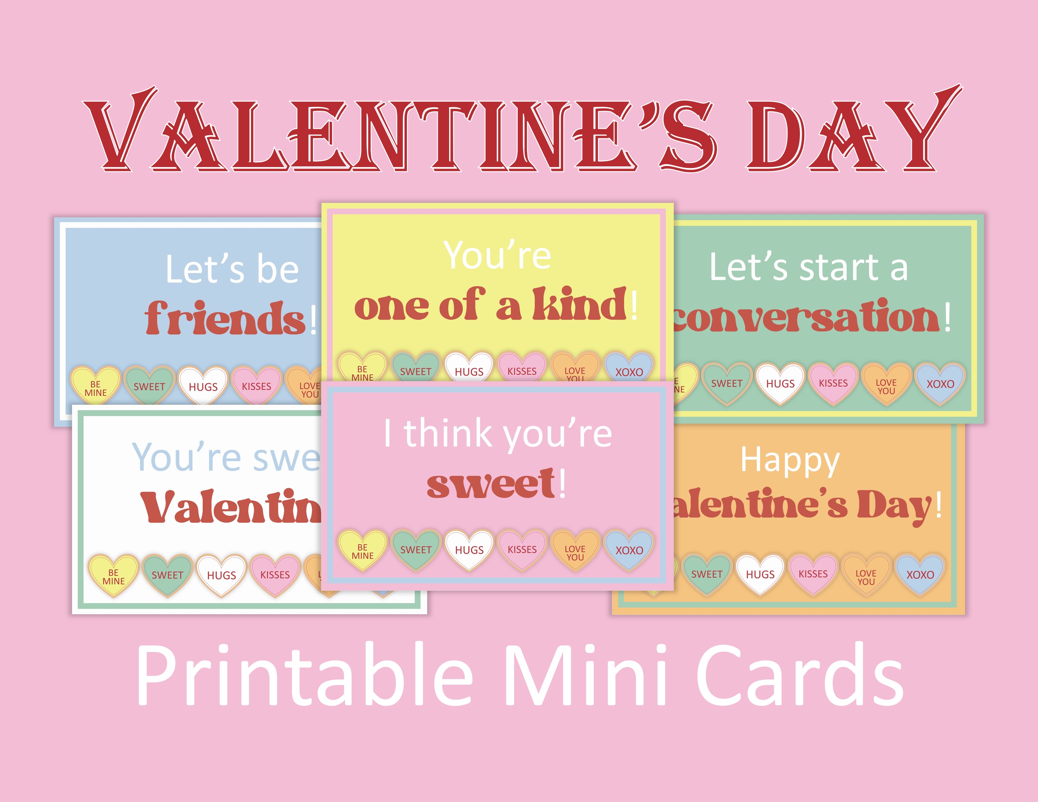 valentine's day mini cards