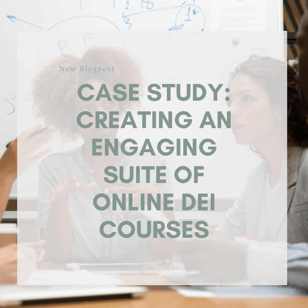 Creating an Engaging Suite on Online DEI Courses