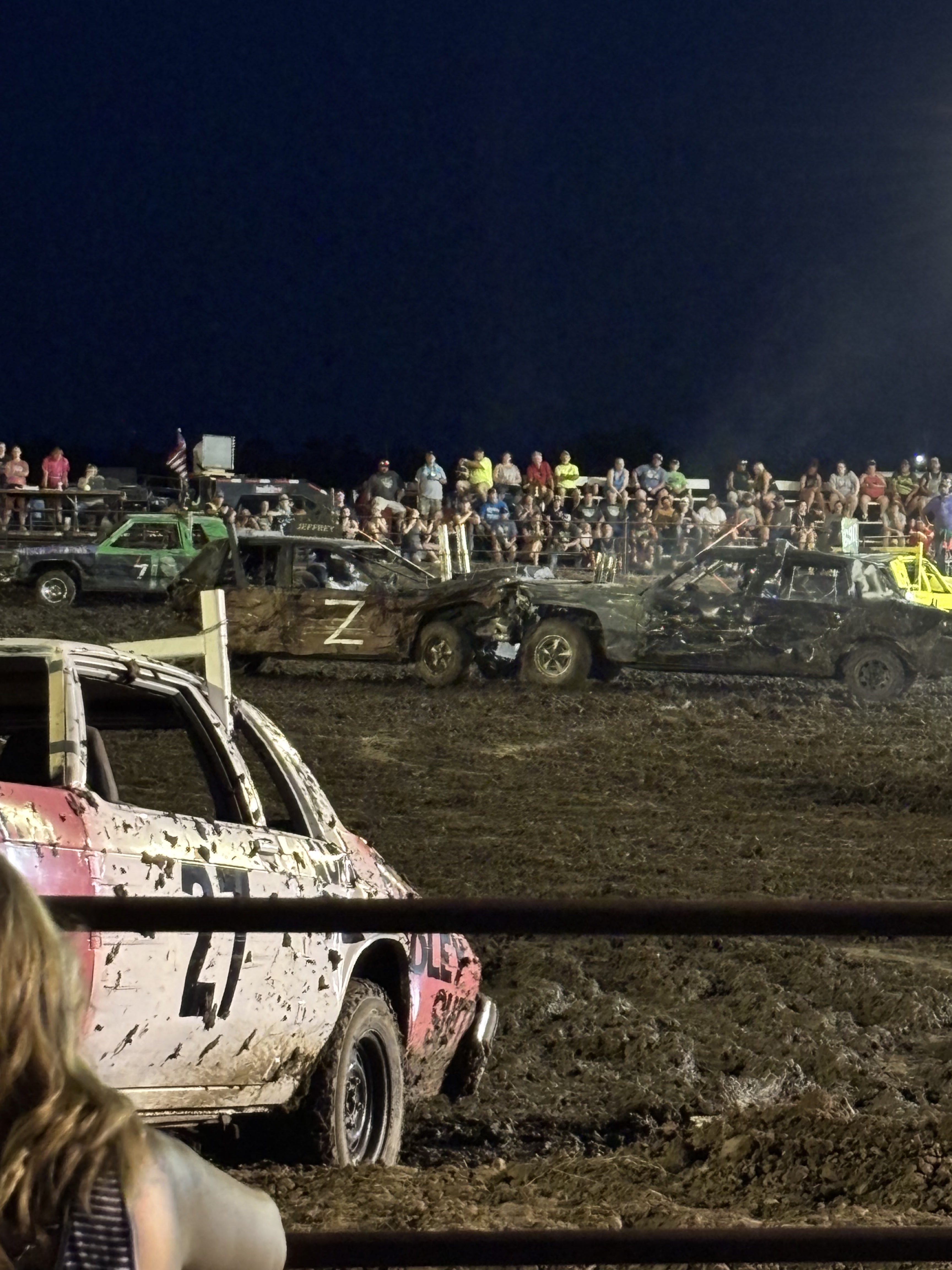 Z car at the demolition derby Z car at the demolition derby
