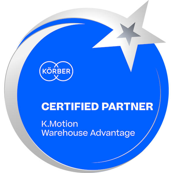 Certified Partner - K.Motion Warehouse Advantage Badge for E2 Solutions Certified Partner - K.Motion Warehouse Advantage Badge for E2 Solutions