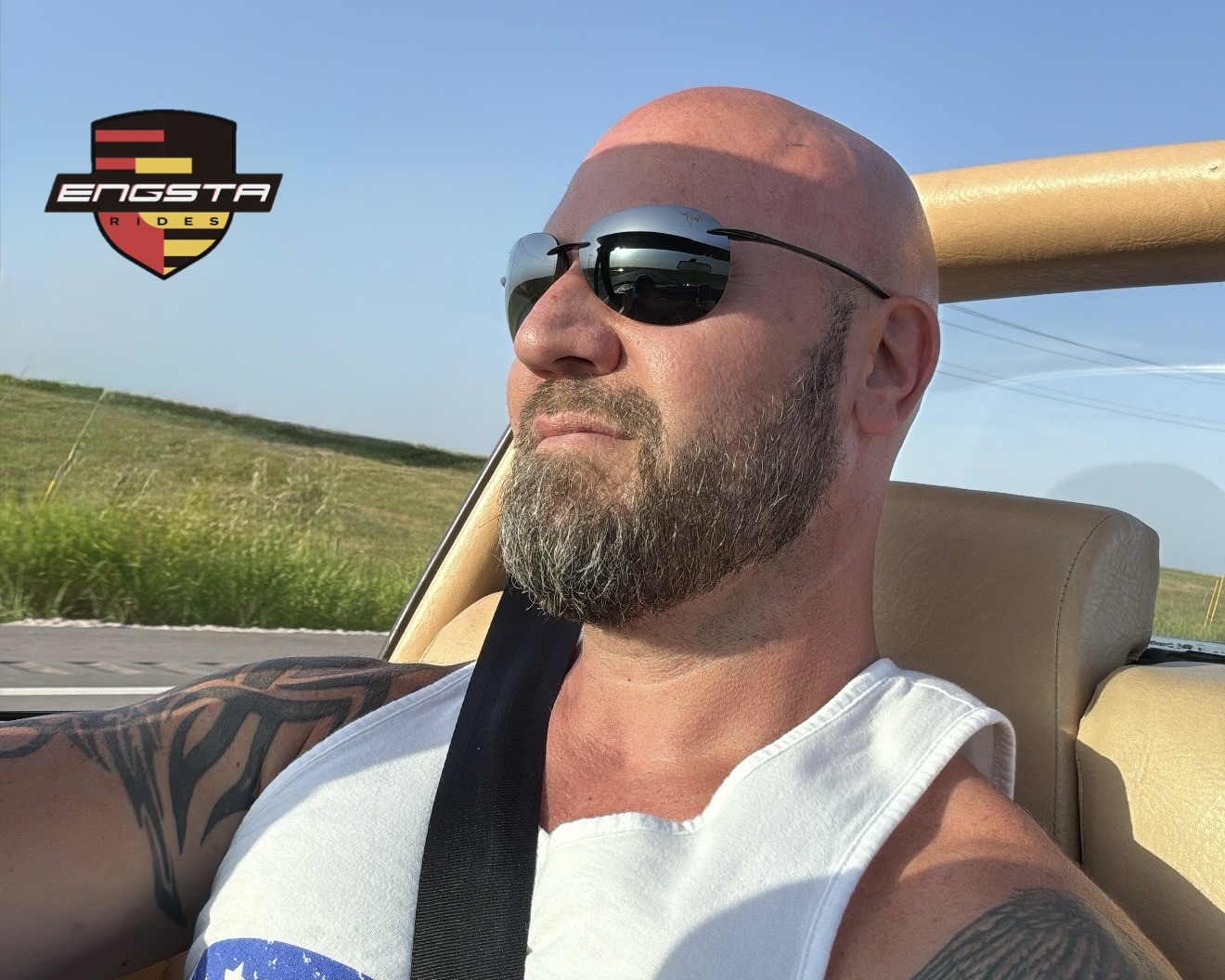 Martin Engster driving his 1974 Porsche 914