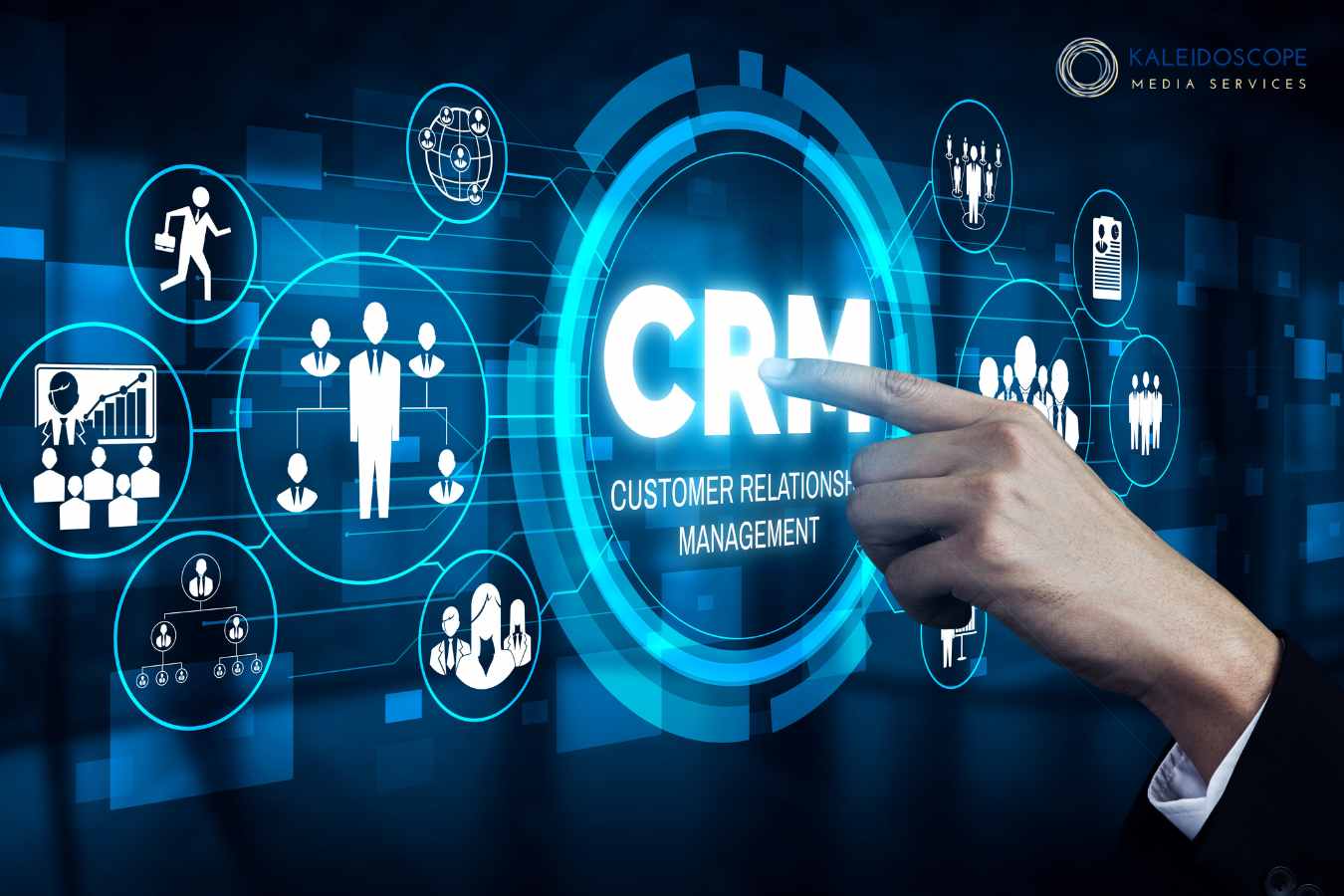 CRM Customer Relationship Management for business sales marketing system concept