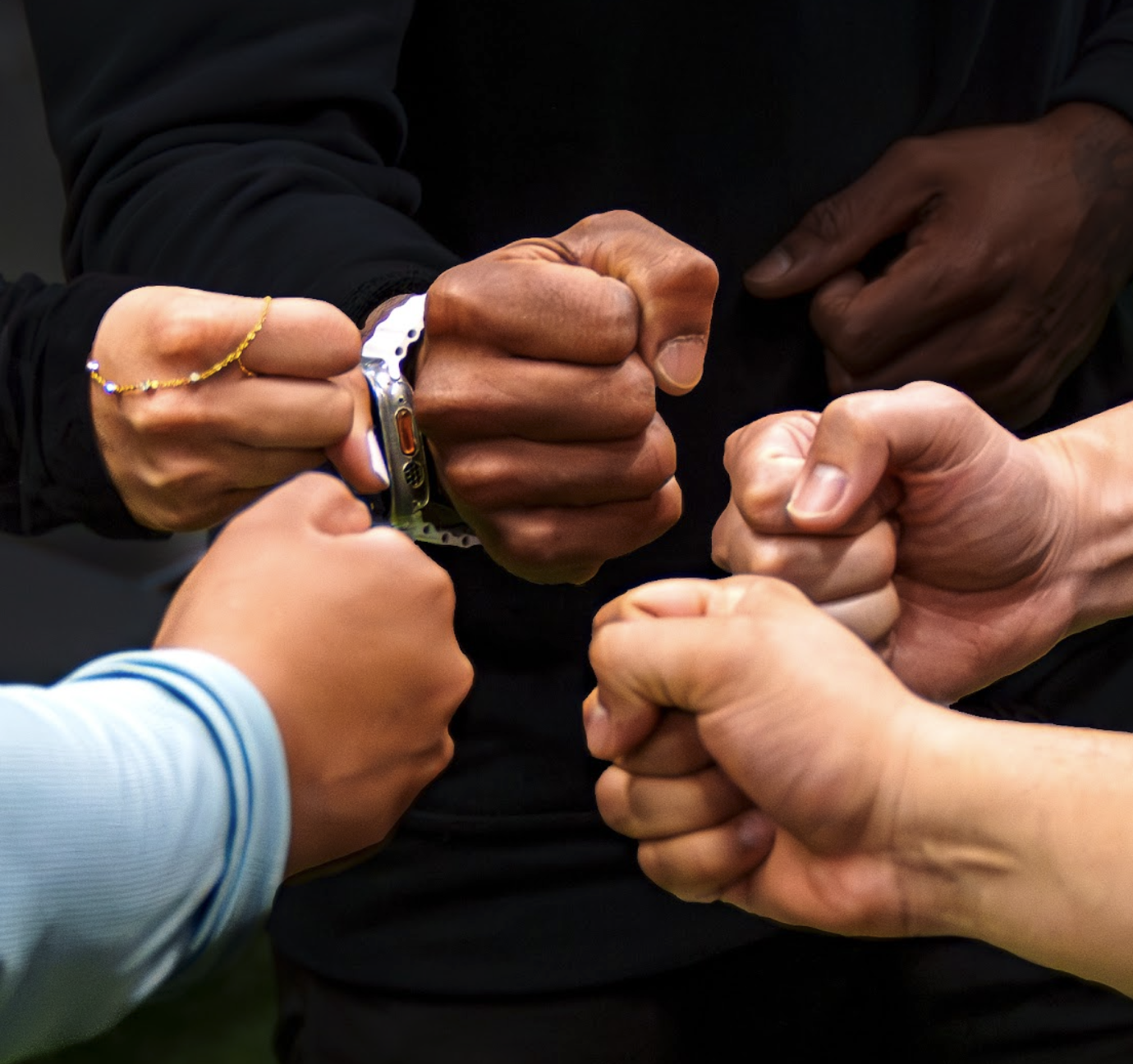hands in close up hands in close up