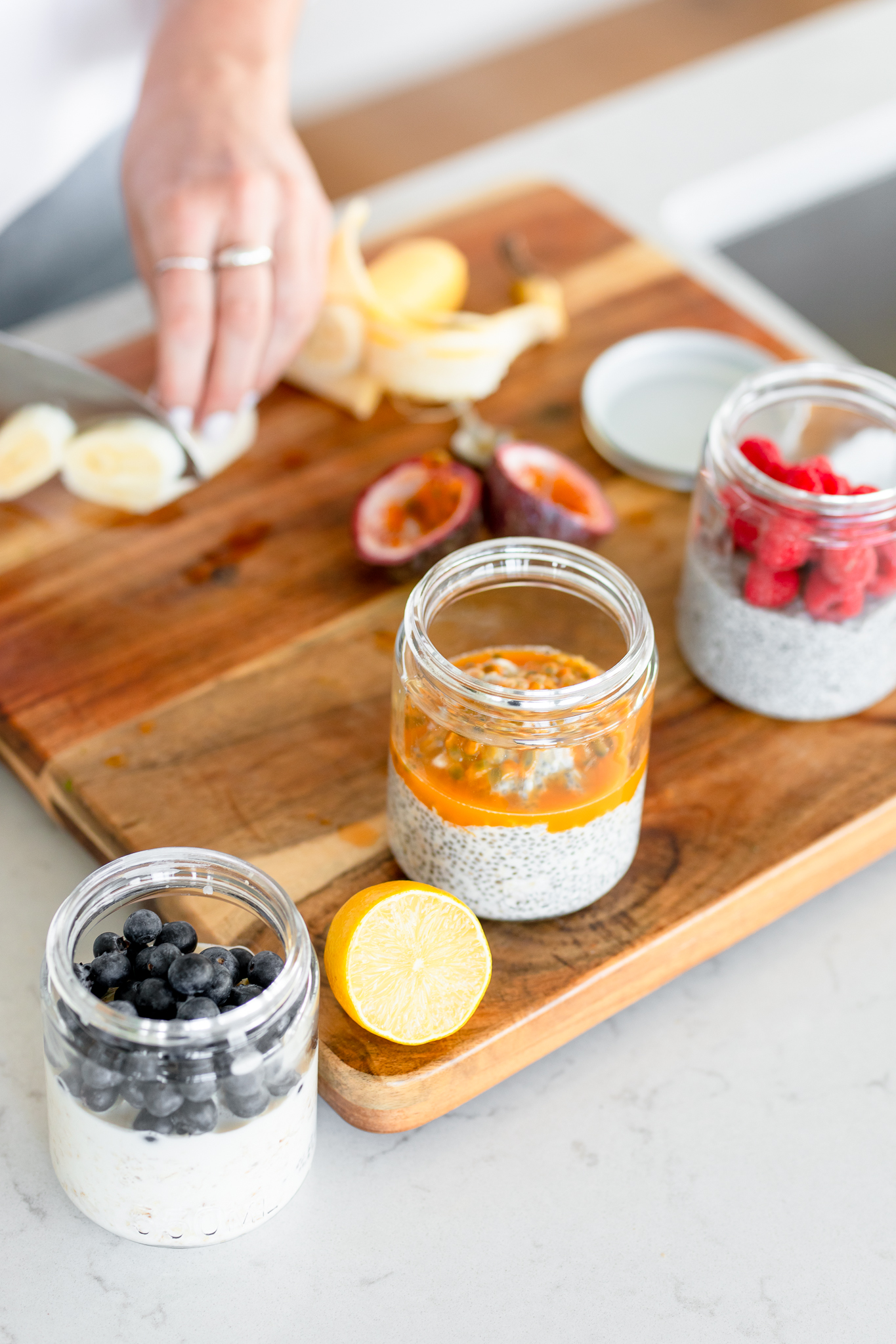 Chia puddings Chia puddings