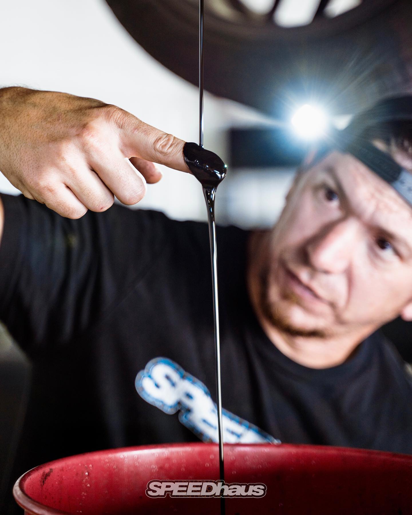 Checking oil on BMW Checking oil on BMW