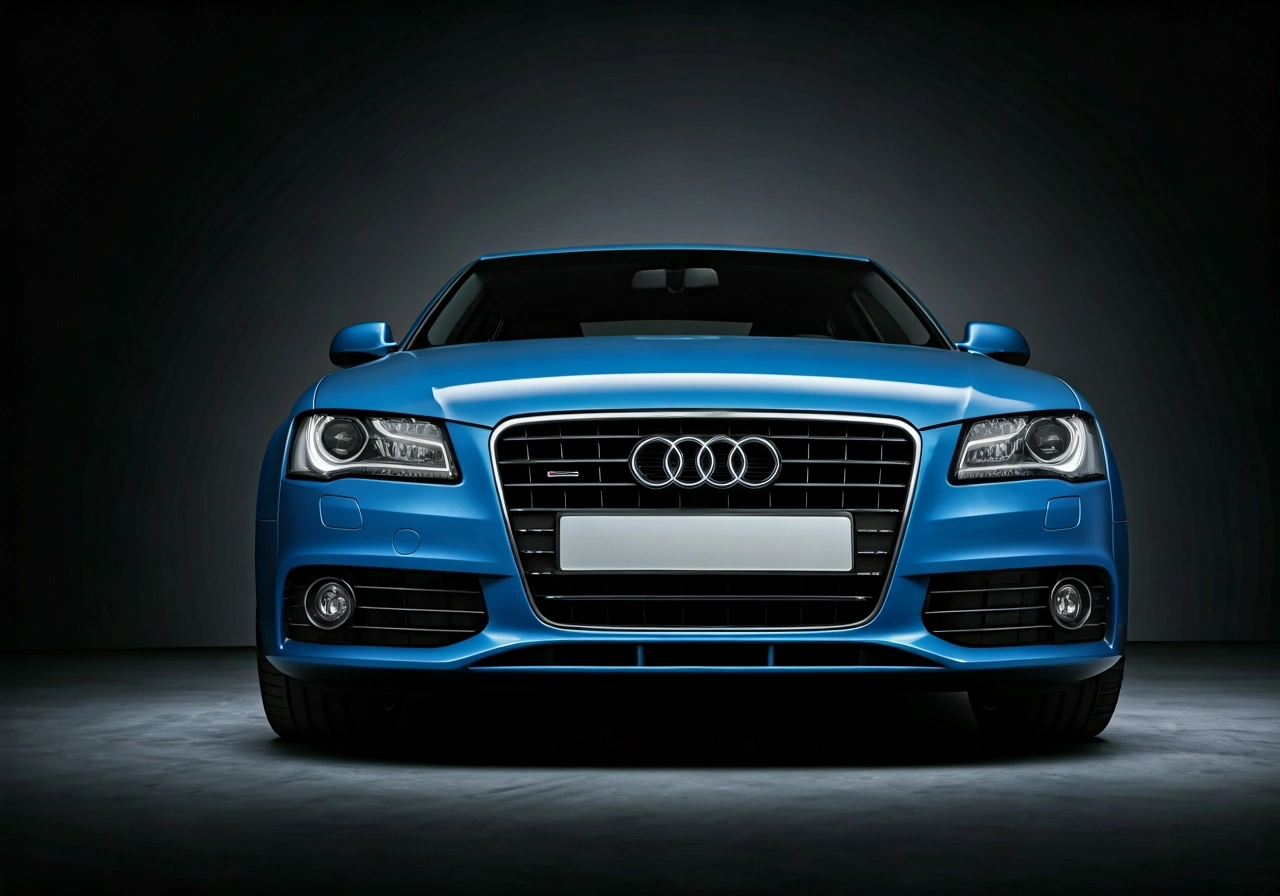 Blue audi Blue audi