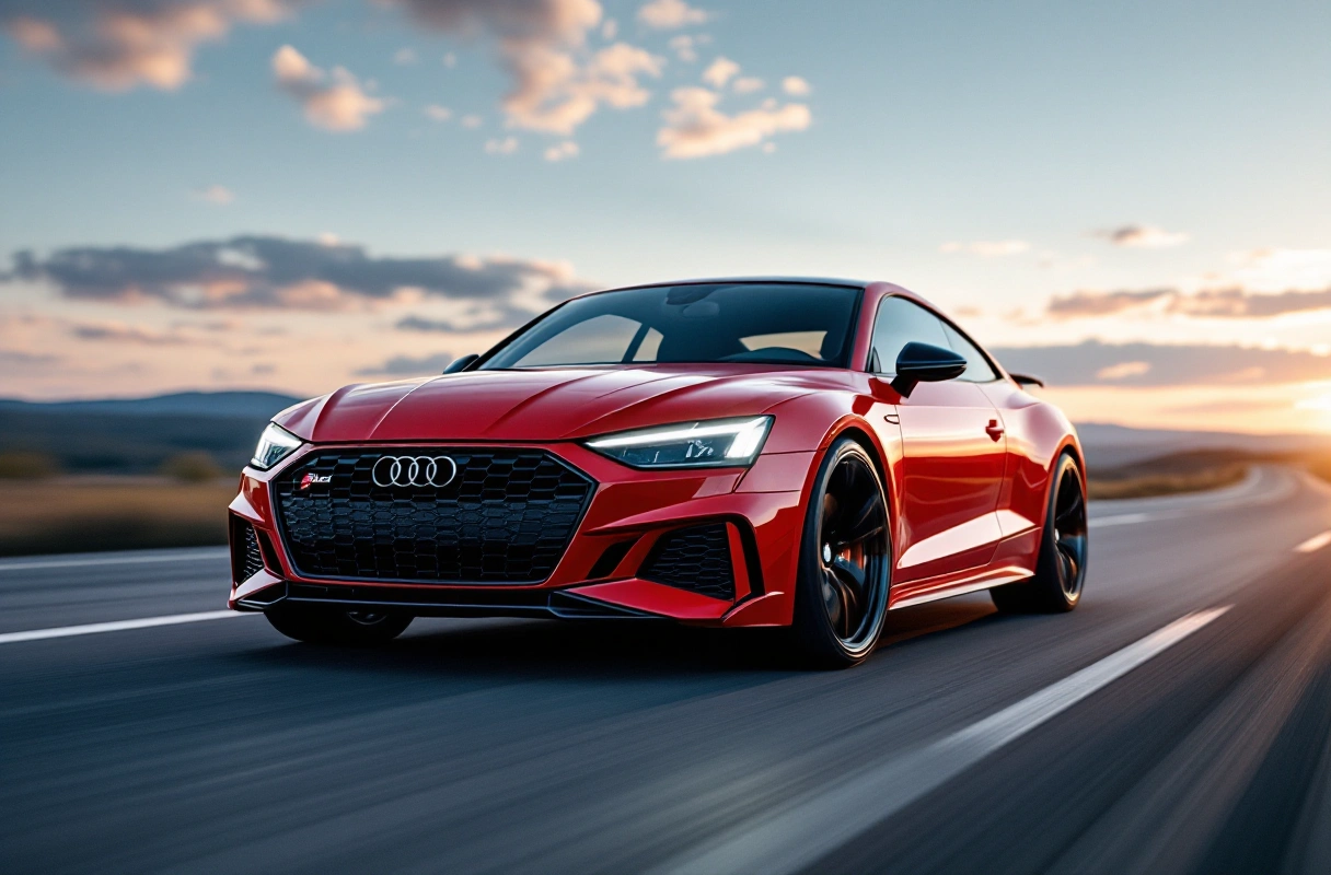 red audi