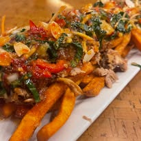 Loaded fries from the Pine Squirrel