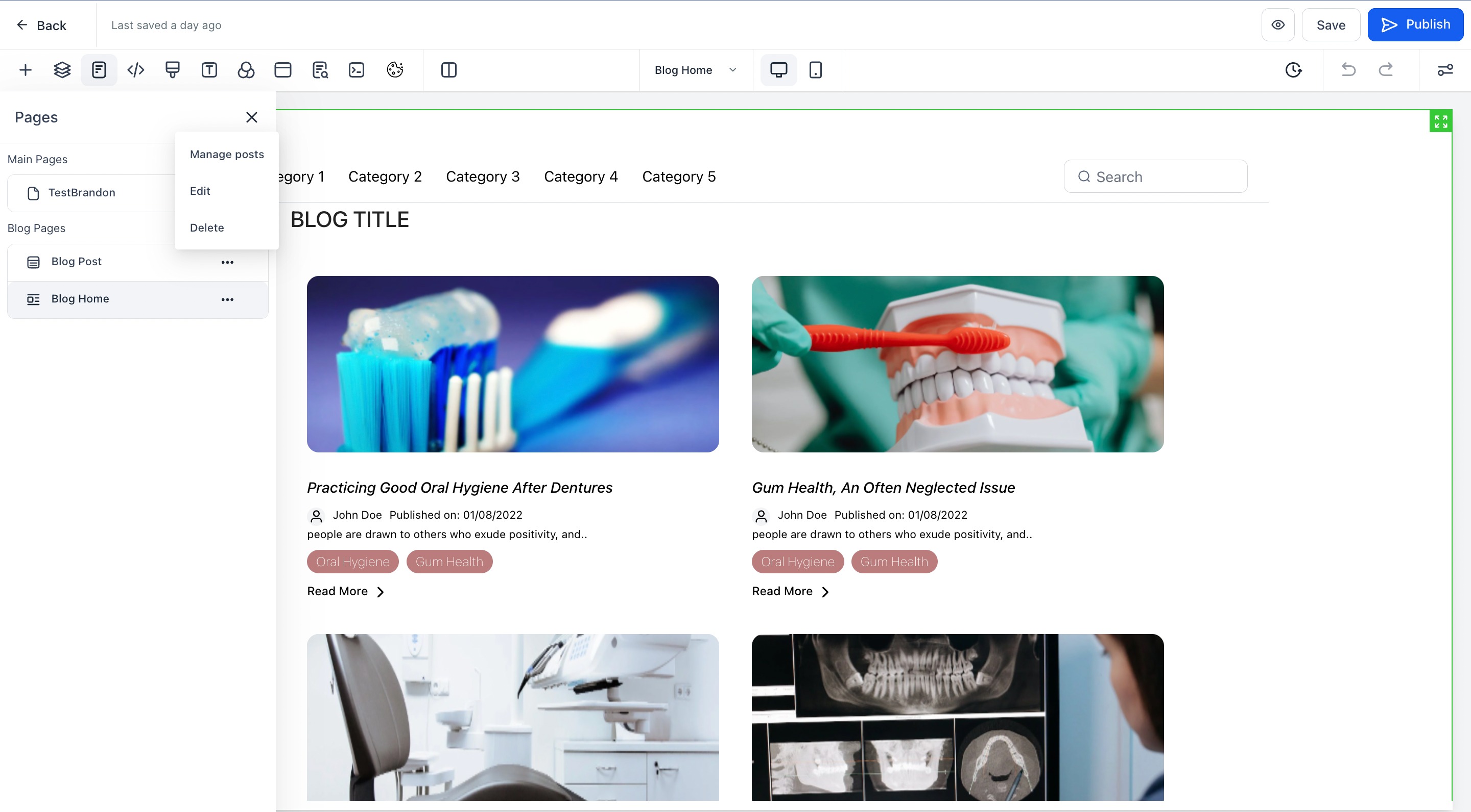 How to customize Blog design and layout