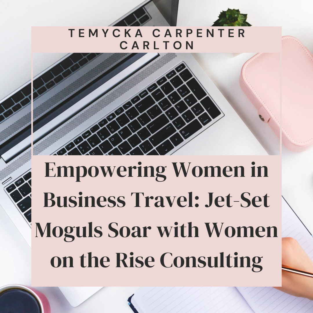 Two professional women boarding a private jet, representing the luxury and empowerment of business travel with Women on the Rise Consulting and Jet-Set Moguls.