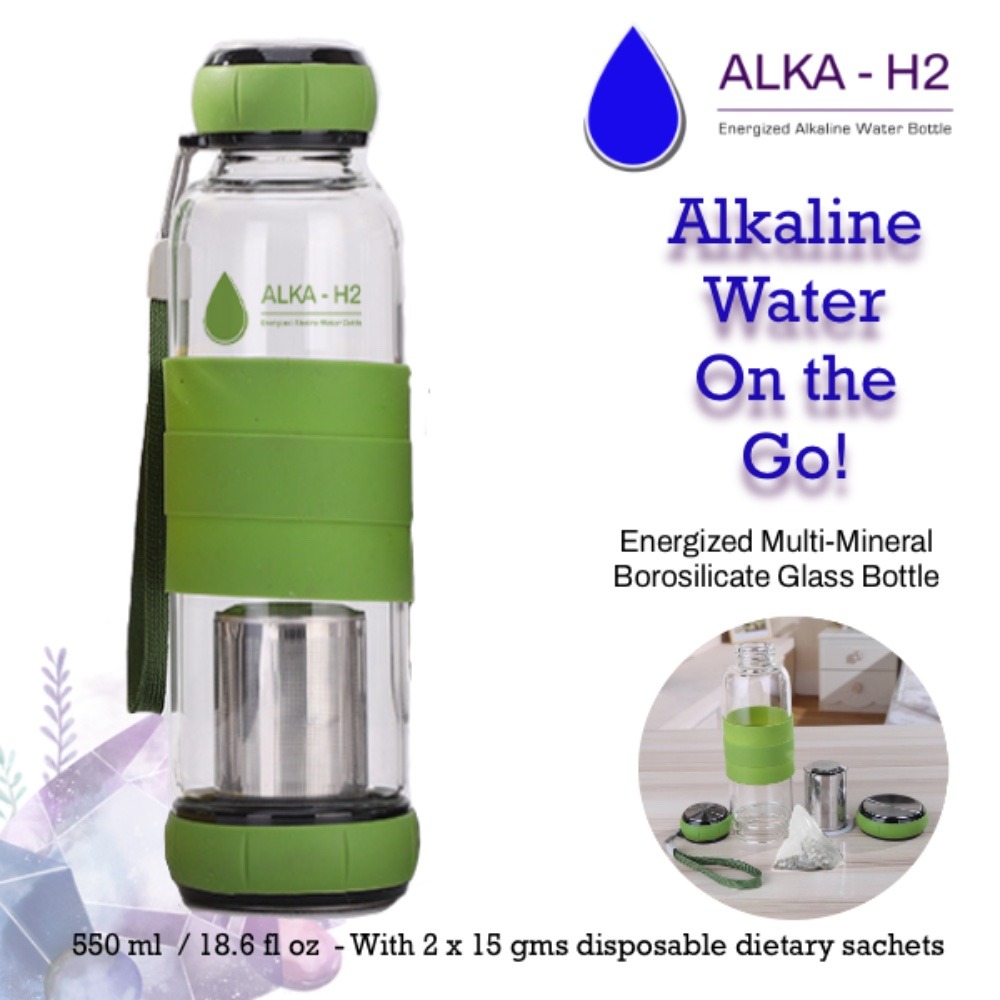 Alka H2: Multi-Mineral Alkaline Water Bottle