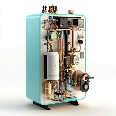 Heat pump hot water system diagram