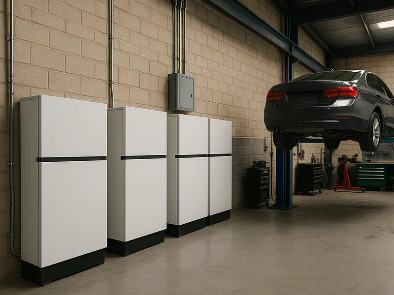Commercial battery storage