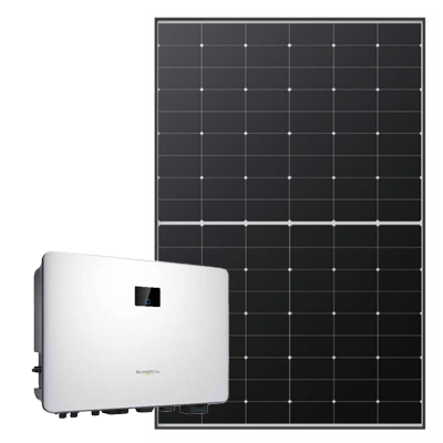 Solar panels with Sungrow hybrid inverter