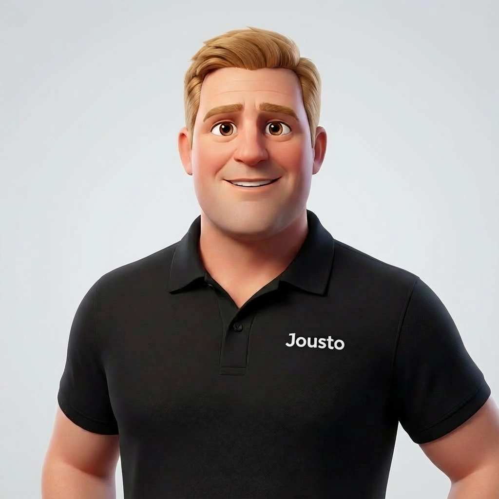 Pixar-style portrait of Denny Honen