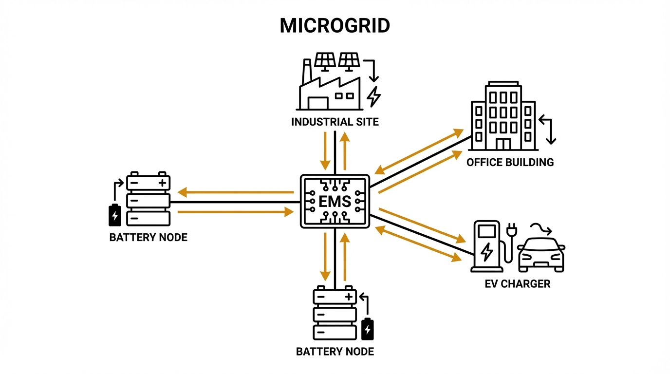 Microgrid and distributed energy concept