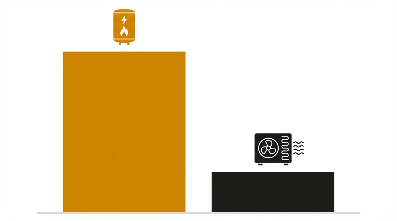 Electric tank versus heat pump comparison