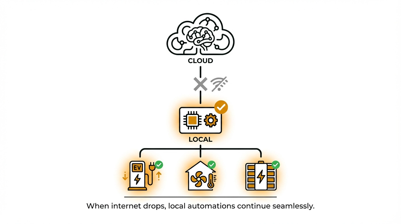 Edge resilience — local control continues