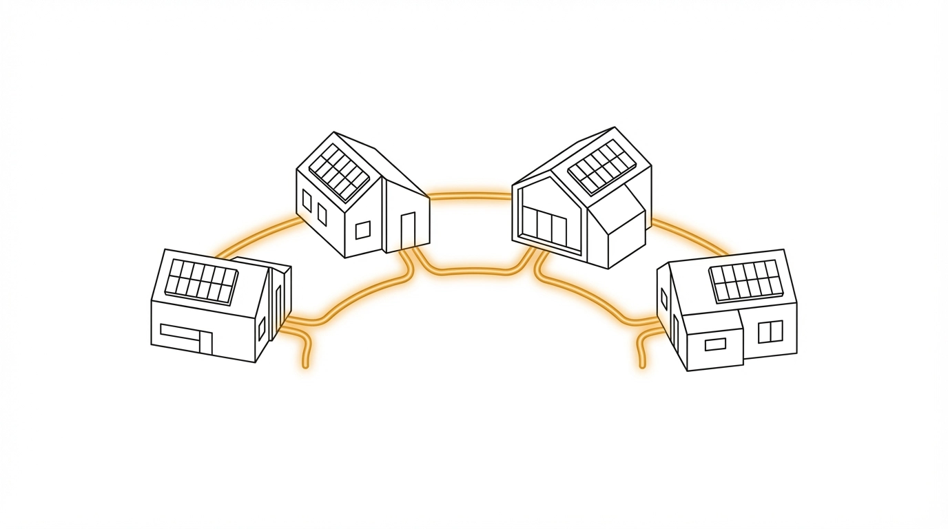 Community energy — peer to peer trading