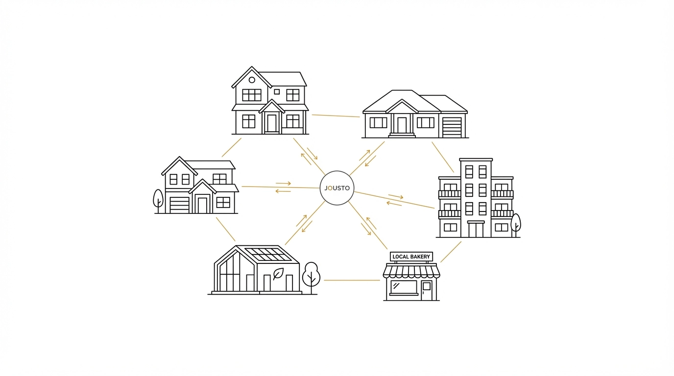 Jousto EMS role in peer to peer trading