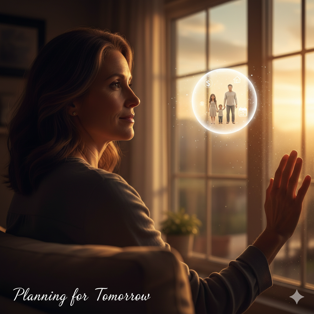 A friendly insurance agent shaking hands with a family in a small-town New Brunswick neighborhood, charming houses and autumn leaves in the background, natural light, smiling and approachable, photorealistic, local community vibe A friendly insurance agent shaking hands with a family in a small-town New Brunswick neighborhood, charming houses and autumn leaves in the background, natural light, smiling and approachable, photorealistic, local community vibe