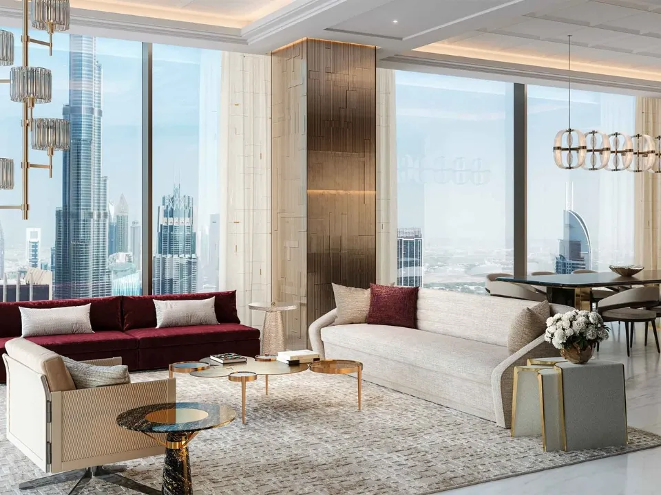 Waldorf Astoria dining area Dubai