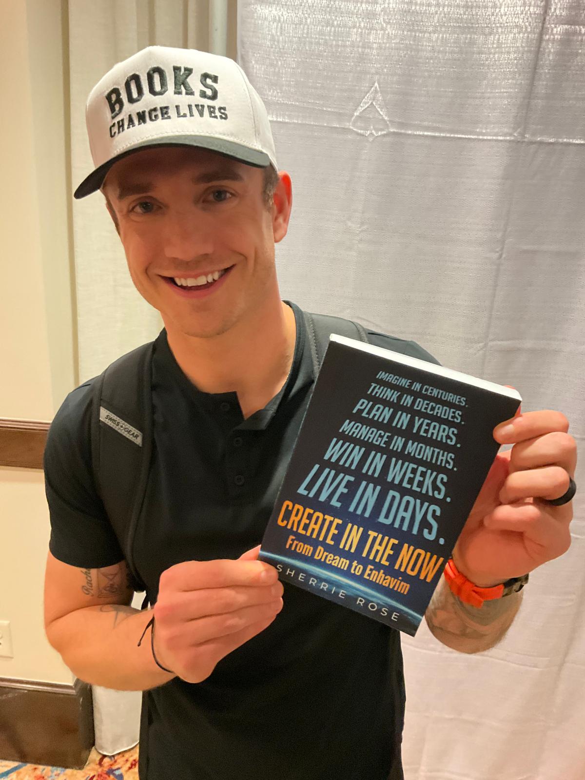 Reader enjoying book