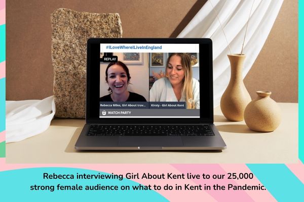 Girl About Kent on a live with Girl About's Travel Editor Girl About Kent on a live with Girl About's Travel Editor