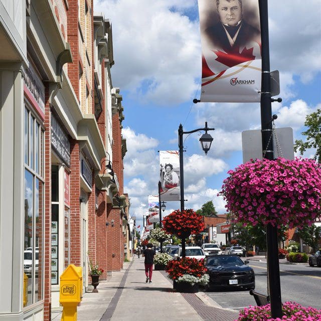 Historic Main Street Markham in Markham Village, home to MarkhamClassifieds.ca