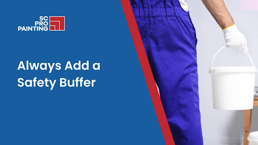 painter has a bucket of paint