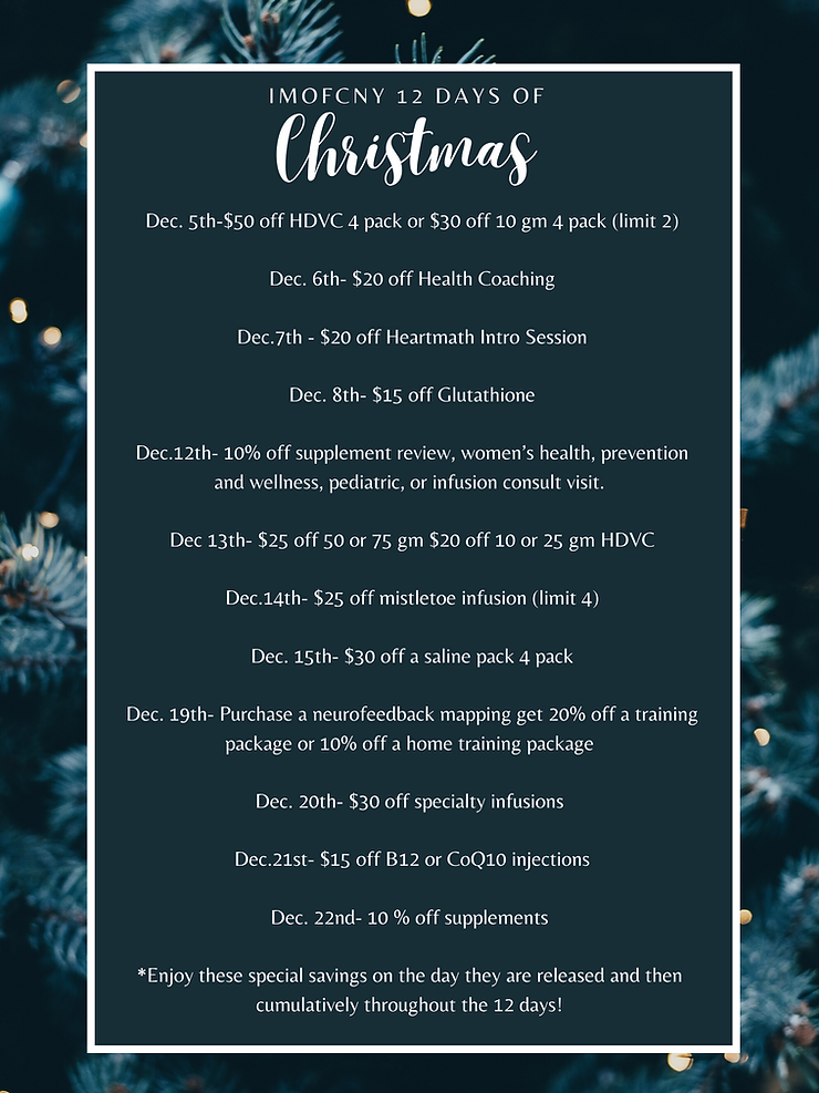 IM of CNY's 12 Days of Christmas Specials are Here!