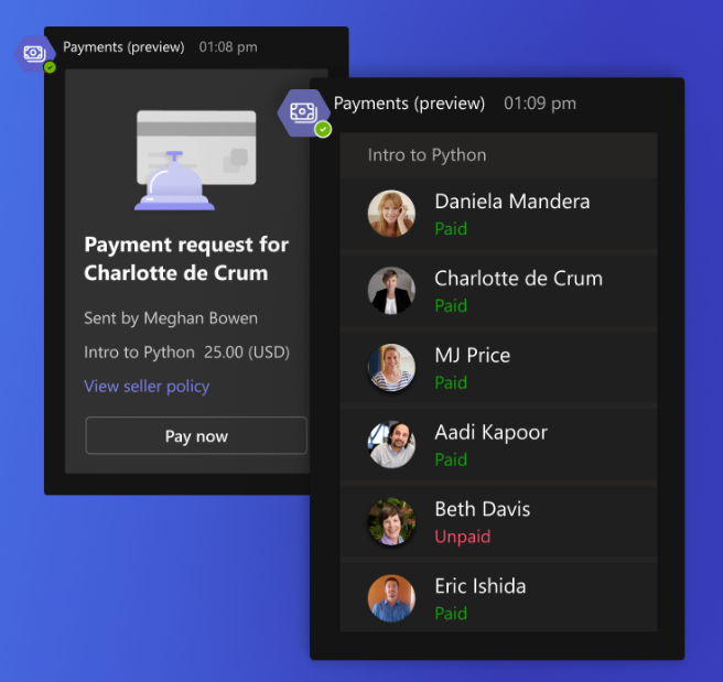 Microsoft Teams Payment App Microsoft Teams Payment App