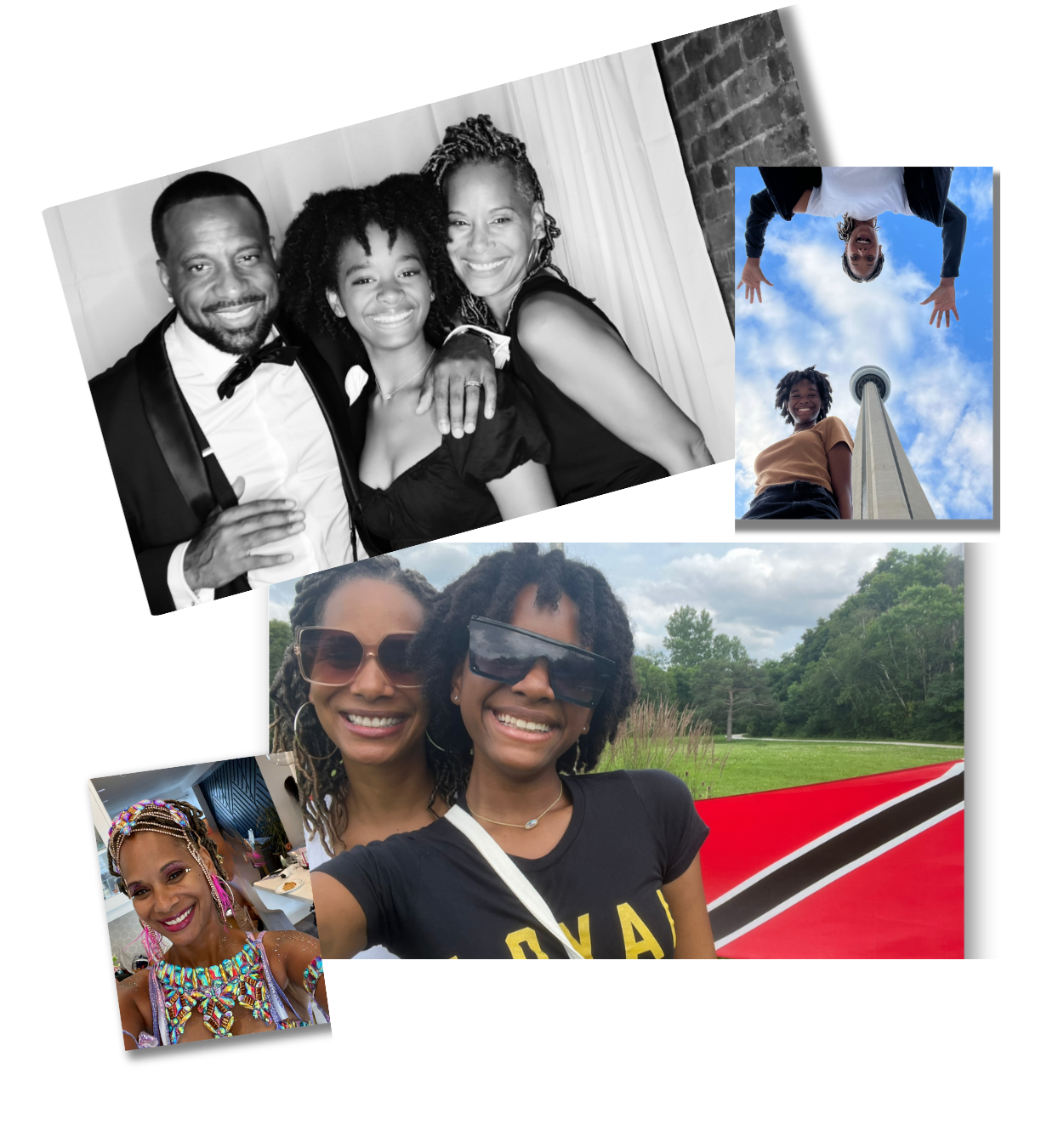Personal photos collage