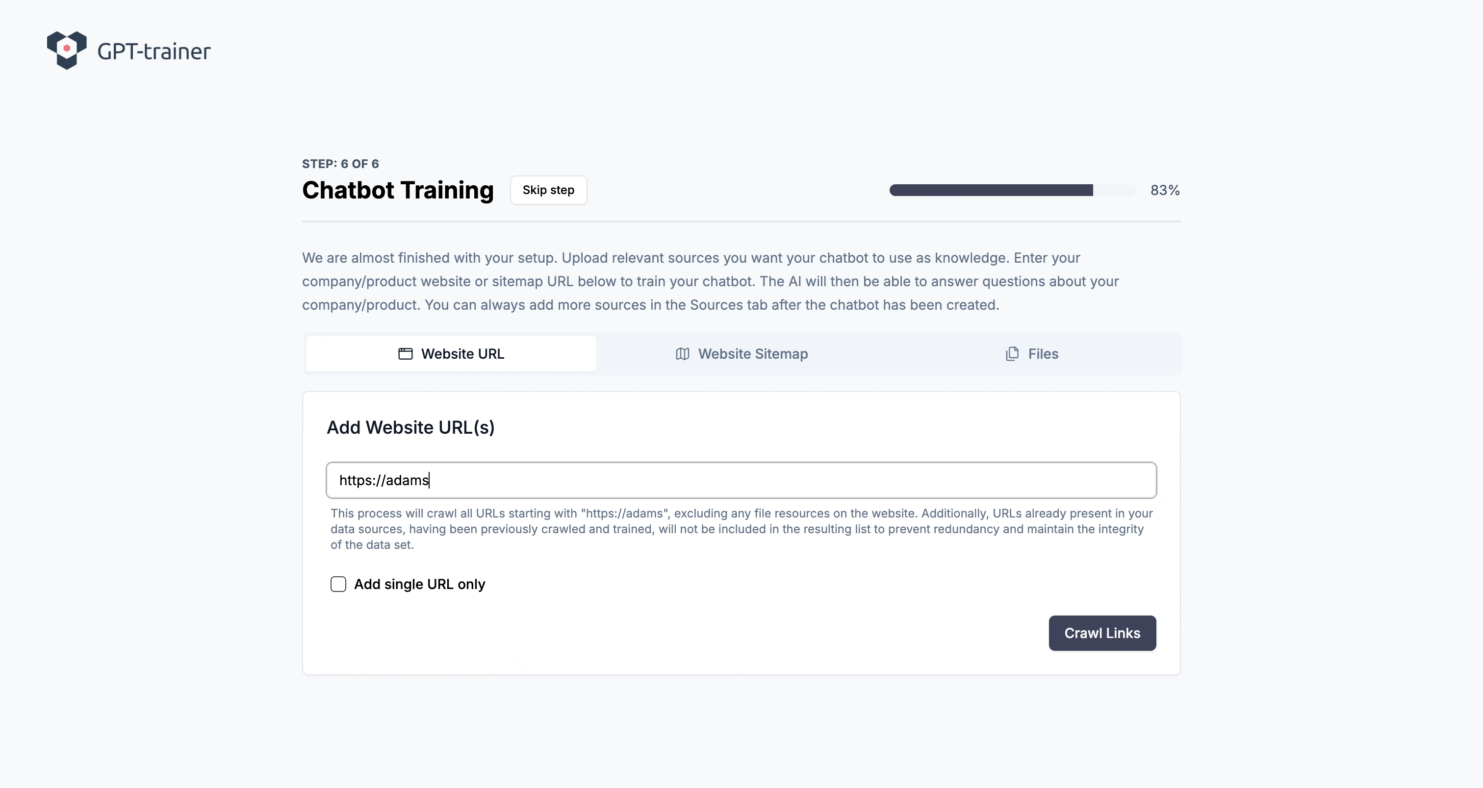 Train Your Chatbot