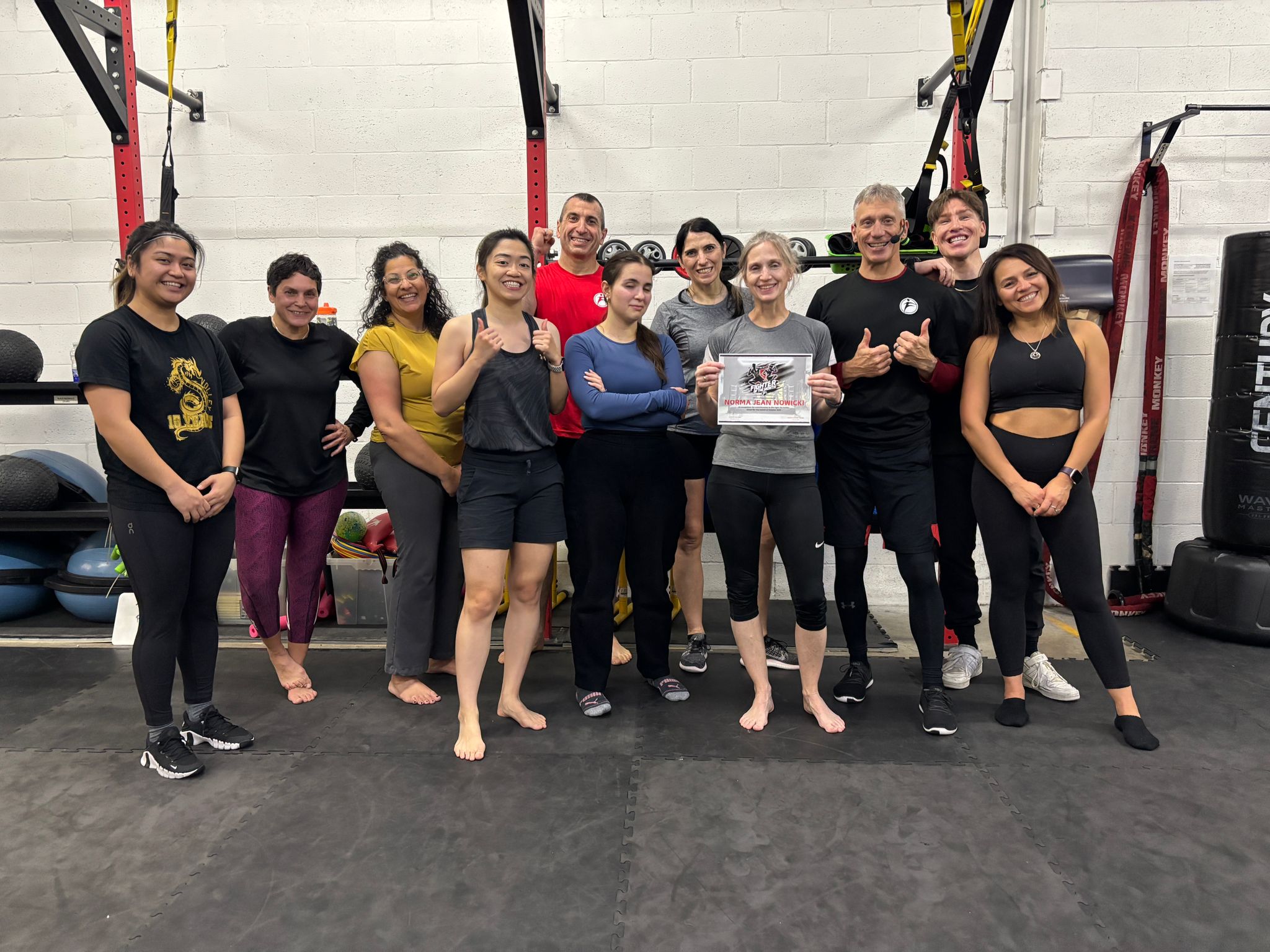 Fighter of the Month Norma Jean Nowicki at Fight Fitness Markham gym Fighter of the Month Norma Jean Nowicki at Fight Fitness Markham gym