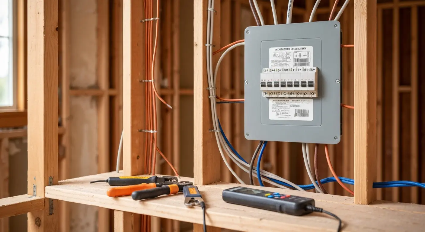 New wiring installation