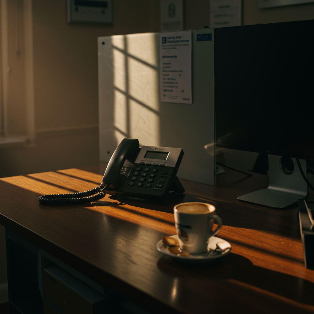 Image of an empty office Image of an empty office