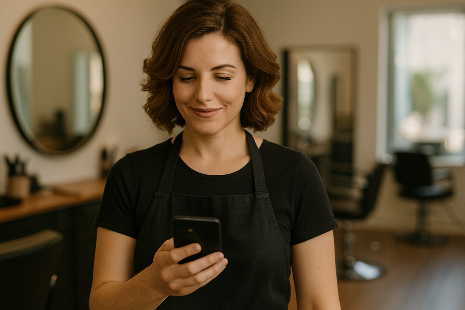 Pet Store manager organizes her shop for GetOblic listing.