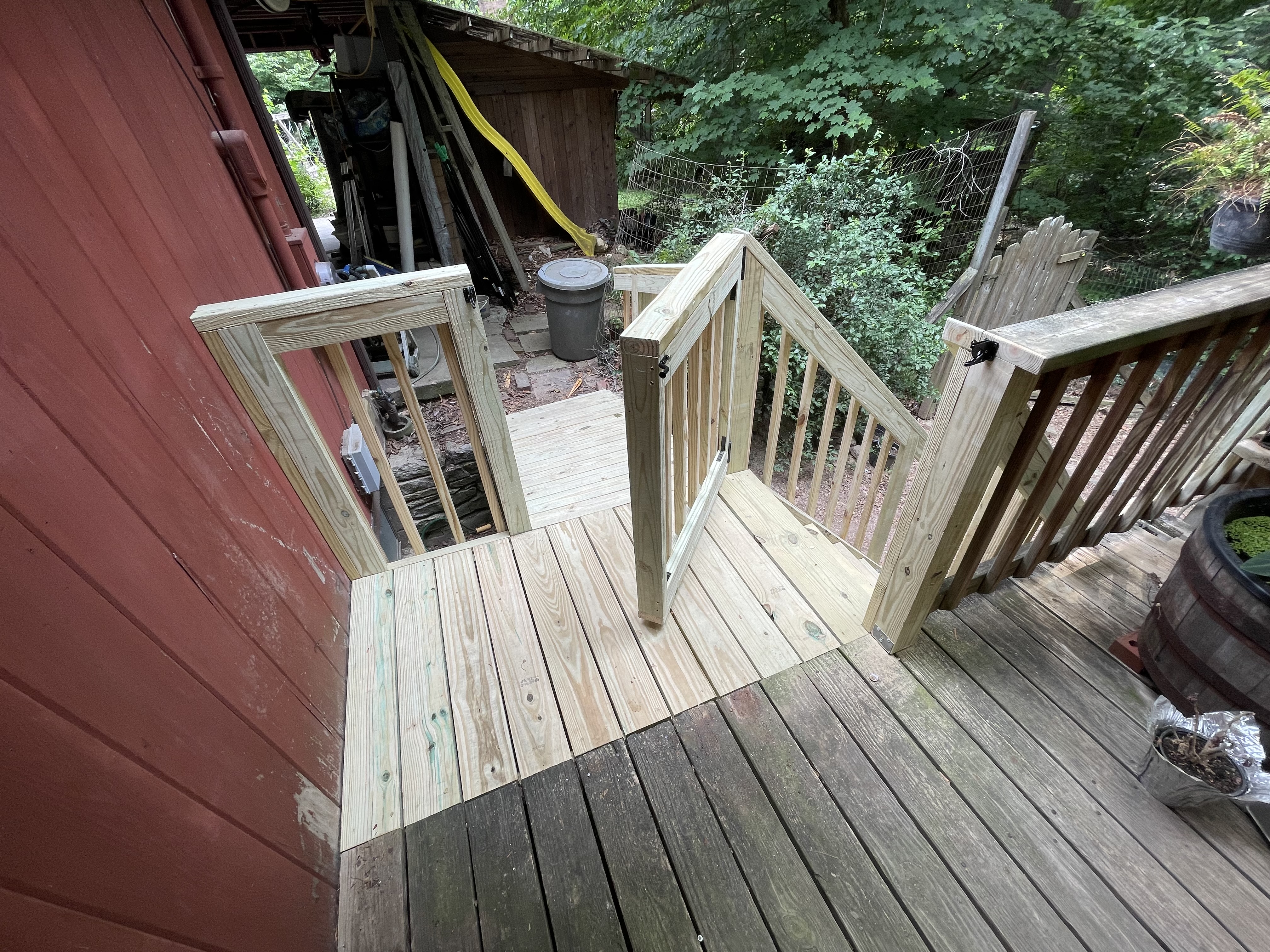 Dog-friendly deck with ramp and gate in Knoxville Dog-friendly deck with ramp and gate in Knoxville