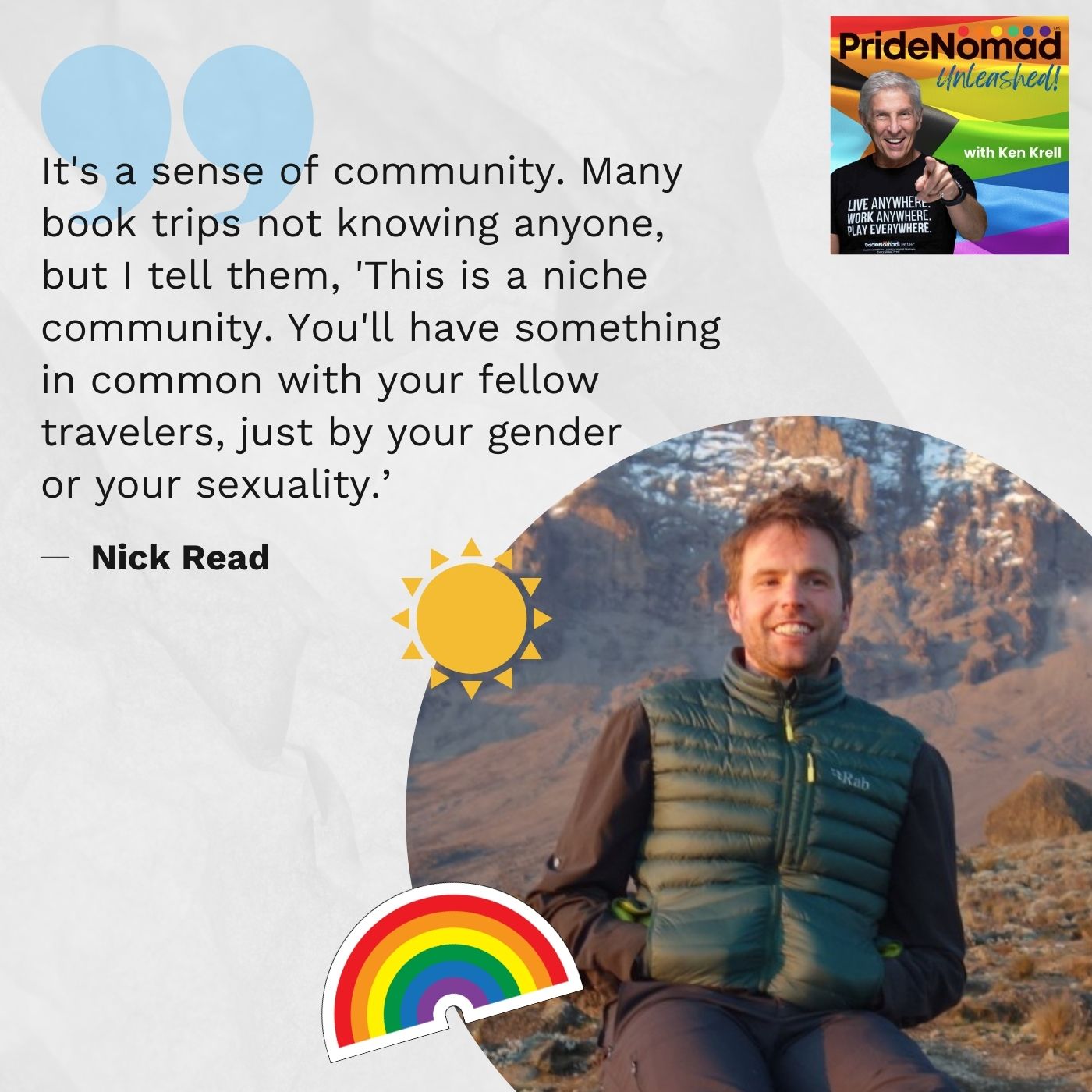 Pride Nomad Unleashed - Ken Krell | Nick Read | Adventure Travel Pride Nomad Unleashed - Ken Krell | Nick Read | Adventure Travel