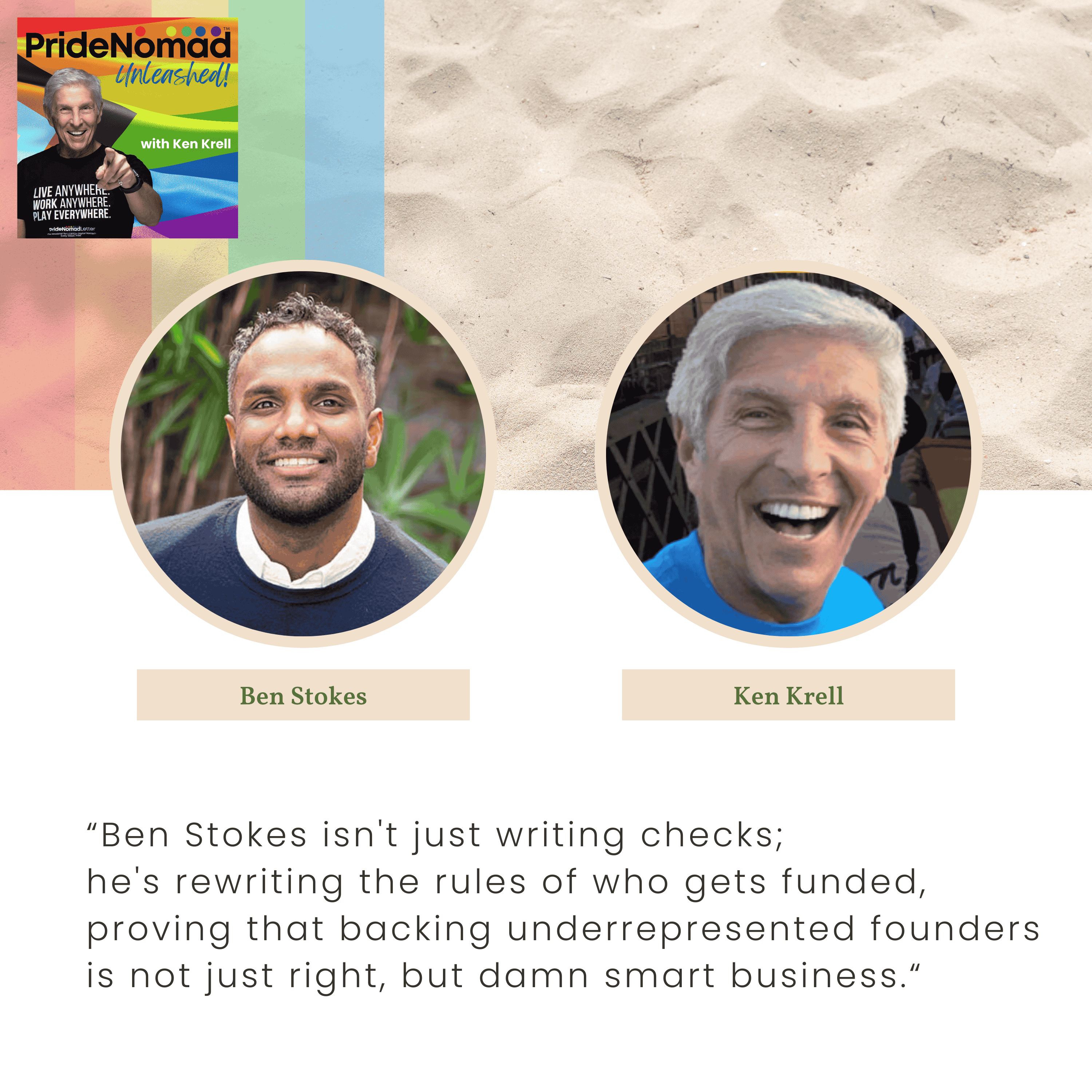 Pride Nomad Unleashed - Ken Krell | Ben Stokes | Radical Inclusion Pride Nomad Unleashed - Ken Krell | Ben Stokes | Radical Inclusion