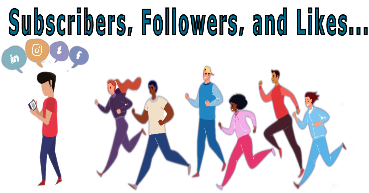 grafica imagen de subcribidores, seguidores, y likes en redes sociales grafica imagen de subcribidores, seguidores, y likes en redes sociales