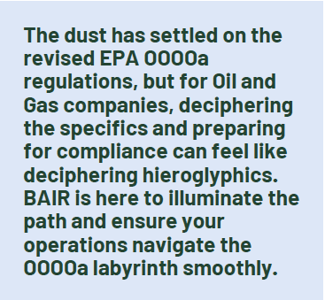 EPA OOOO regulations