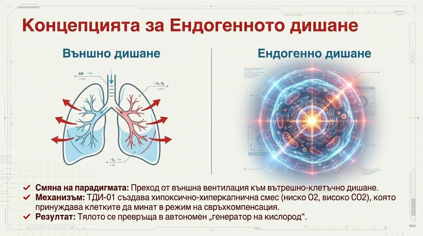Концепцията за ендогенното дишане Концепцията за ендогенното дишане