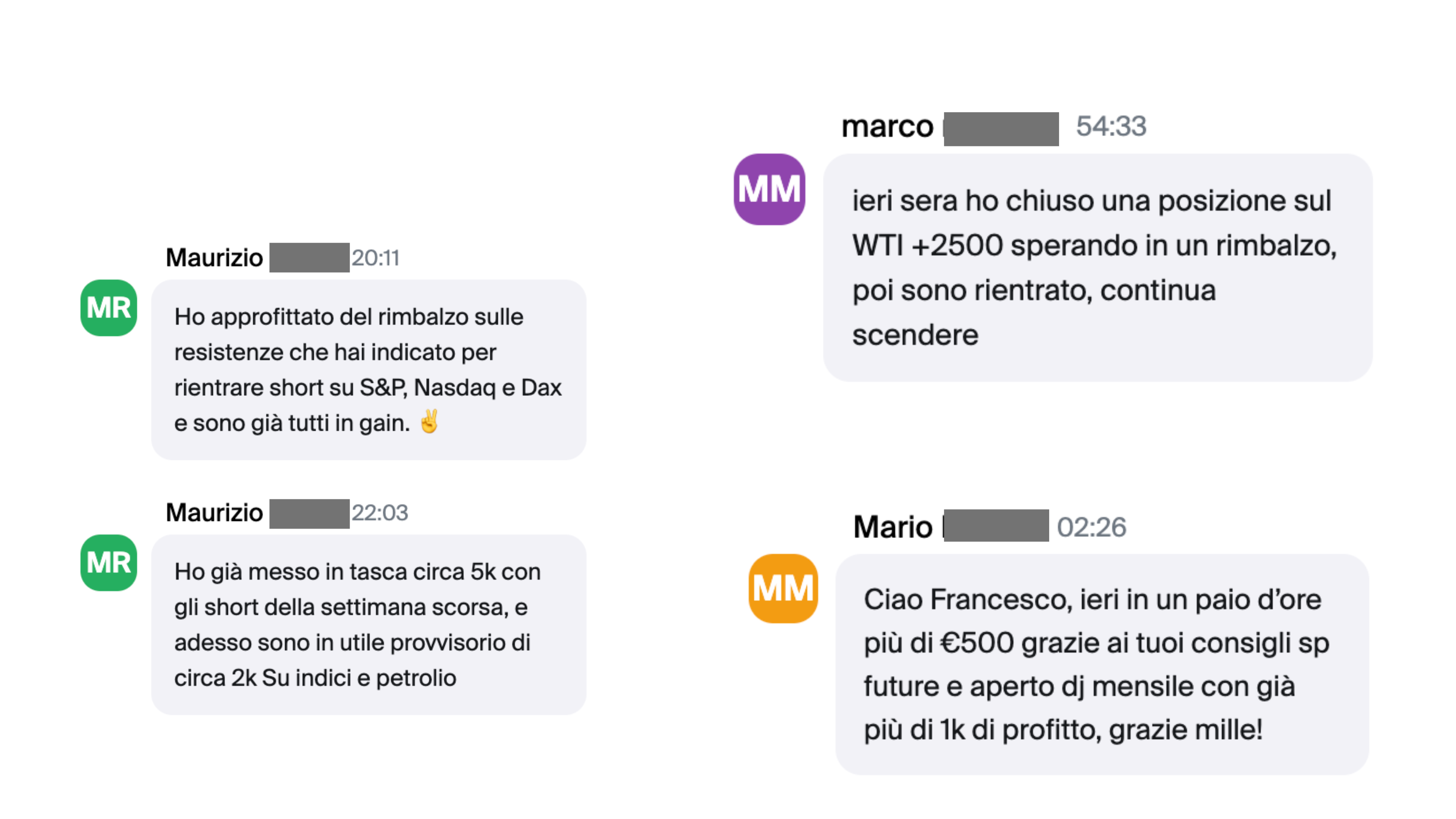 Screenshot performance verificabile studente